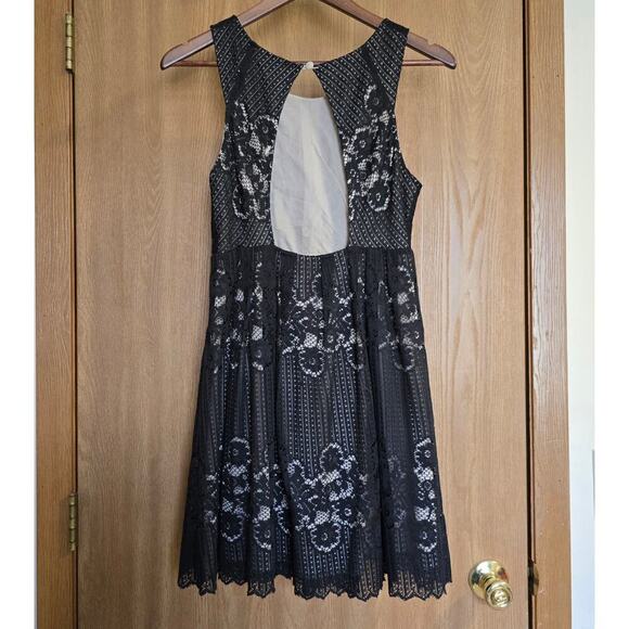 Free People Rocco Lace Overlay Mini Dress - Picture 3 of 10